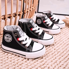 Zapatillas altas para niños con cremallera Big Star HH374188 Negro 5