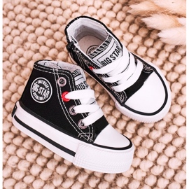 Zapatillas altas para niños con cremallera Big Star HH374188 Negro 1