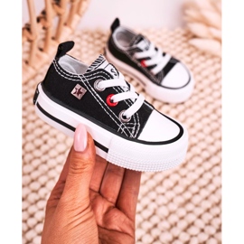 Zapatillas bajas clásicas para niños Big Star HH374194 Negro 6