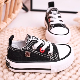 Zapatillas bajas clásicas para niños Big Star HH374194 Negro 7