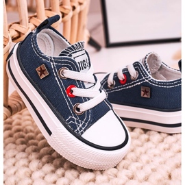 Tenis Clásicos Para Niños Big Star HH374195 Azul Marino 3