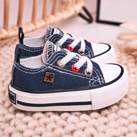Tenis Clásicos Para Niños Big Star HH374195 Azul Marino 2