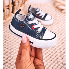 Tenis Clásicos Para Niños Big Star HH374195 Azul Marino 7