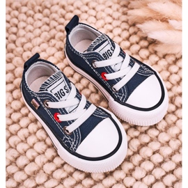 Tenis Clásicos Para Niños Big Star HH374195 Azul Marino 8