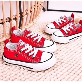 Tenis Clásicos Para Niños Big Star HH374196 Rojo 3
