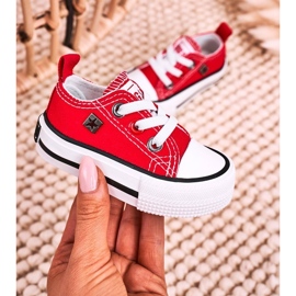 Tenis Clásicos Para Niños Big Star HH374196 Rojo 7
