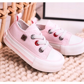 Zapatillas bajas clásicas para niños Big Star HH374197 Rosa rosado 5