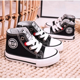 Zapatillas altas para niños con cremallera Big Star HH374084 Negro 3