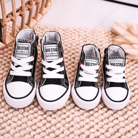 Zapatillas altas para niños con cremallera Big Star HH374084 Negro 5