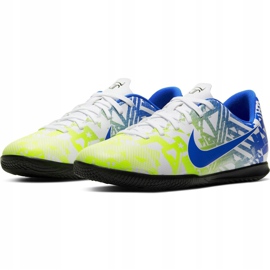 Zapatos de fútbol Nike Mercurial Vapor 13 Club Njr Ic Junior CV9352 104 blanco azul multicolor 3
