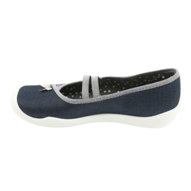 Calzado infantil befado 116Y276 azul marino plata gris 4