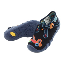 Calzado infantil befado 110P389 azul marino naranja 7