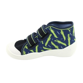 Calzado infantil befado 212P069 azul marino verde 6