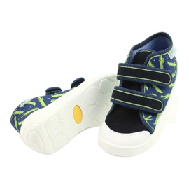 Calzado infantil befado 212P069 azul marino verde 8