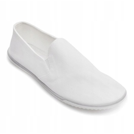 Lycra BL181-2 Zapatillas blancas sin cordones blanco 4