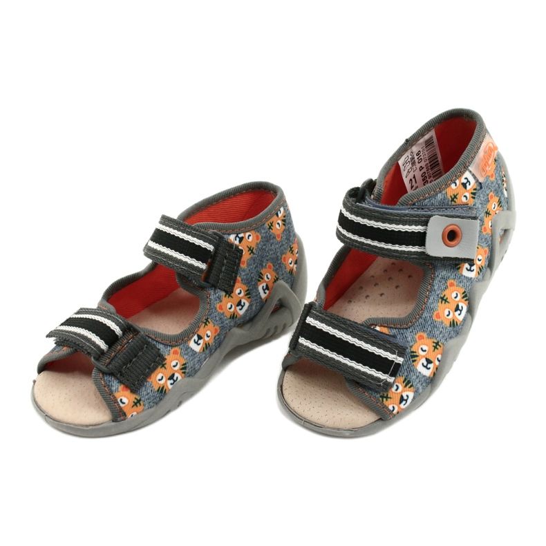 Calzado infantil befado amarillo 350P016 naranja gris 3