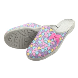 Zapato infantil color befado 707Y410 plata multicolor 4