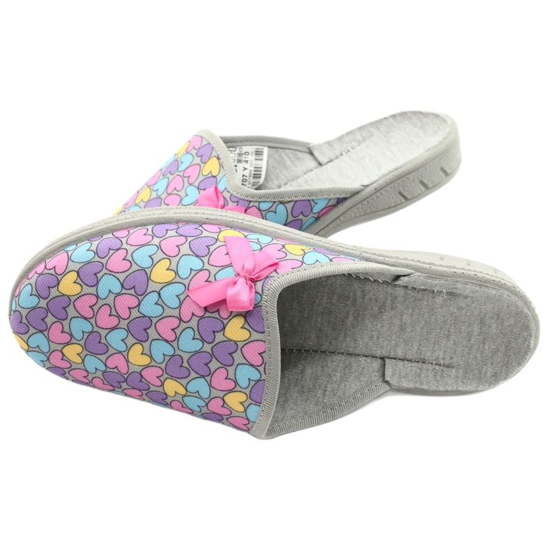 Zapato infantil color befado 707Y410 plata multicolor 5