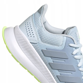 Zapatillas adidas Runfalcon FW5144 para mujer azul verde 4