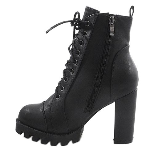 Botas atadas Workery 9102-1 Negro 2