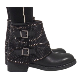 Marquiiz Botas negras decoradas 6352-PA negro 2