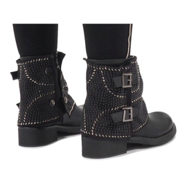 Marquiiz Botas negras decoradas 6352-PA negro 3