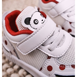 Apawwa Zapatillas Deportivas Infantiles Con Panda Rojo y Blanco Chico 7