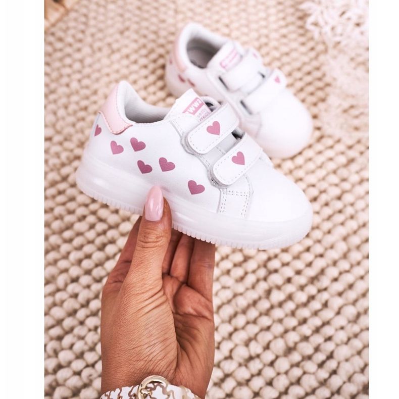 Apawwa Zapatillas Deportivas Infantiles Con Suela Iluminada Led Boomer Blanco-Rosa rosado 2 Apawwa Zapatillas Deportivas Infantiles Con Suela Iluminada Led Boomer Blanco-Rosa rosado 2