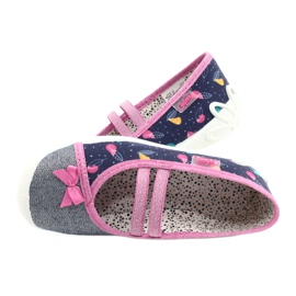 Calzado infantil befado 116X286 azul marino rosado plata 5