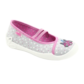 Calzado infantil befado 116X285 rosado gris 5
