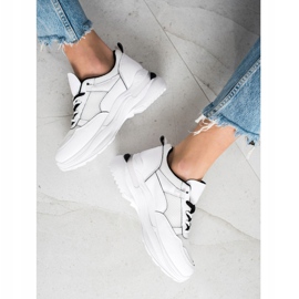 SHELOVET Zapatillas clásicas blancas blanco 2