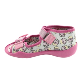 Calzado infantil befado 242P099 rosado plata gris 2