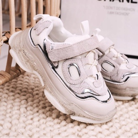 Apawwa Zapatillas Deportivas Infantiles Zapatillas Con Suela Transparente Blanco Bailey 1