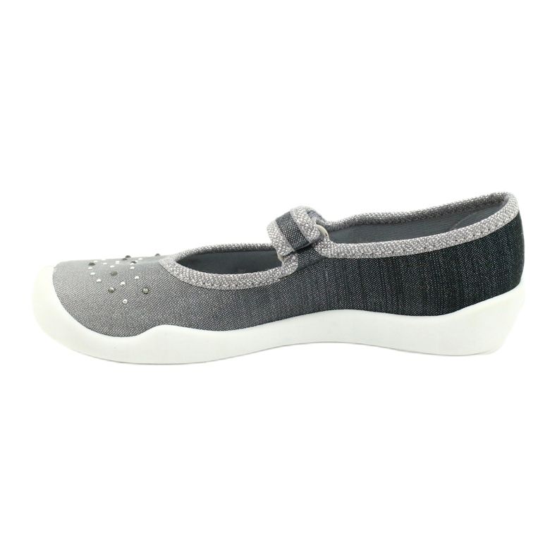 Calzado infantil befado 114Y315 plata gris 2