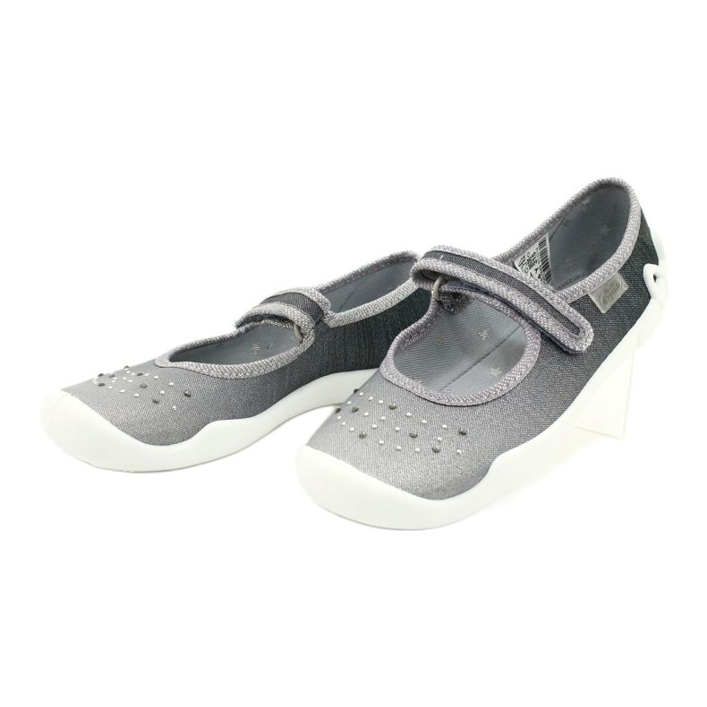 Calzado infantil befado 114Y315 plata gris 3