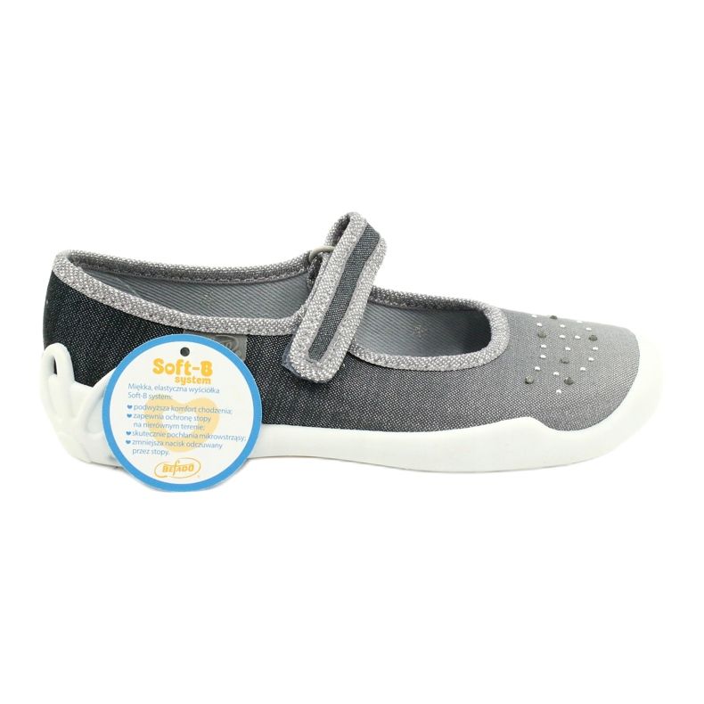 Calzado infantil befado 114Y315 plata gris 6