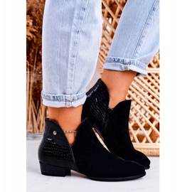 Botas de Mujer Maciejka Leather Black Snake 04091-72 negro 5
