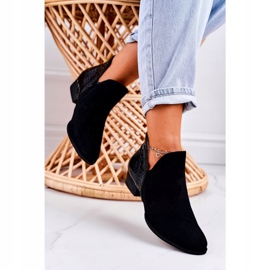 Botas de Mujer Maciejka Leather Black Snake 04091-72 negro 6