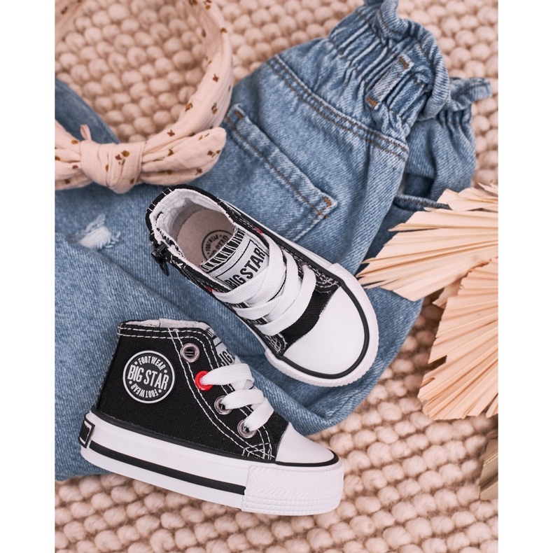 Zapatillas altas para niños con cremallera Big Star HH374188 Negro 2