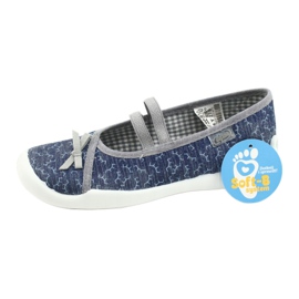 Calzado infantil befado 116Y275 azul marino gris 8