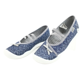 Calzado infantil befado 116Y275 azul marino gris 5