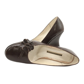 Zapatos De Tacón De Cuero Pees Marrones marrón 4