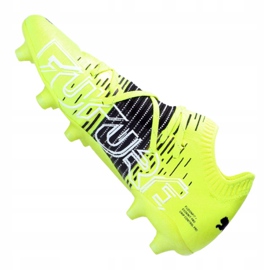 Botas de fútbol Puma Future Z 1.1 Fg / Ag M 106028-01 amarillo, negro, gris / plateado multicolor 4