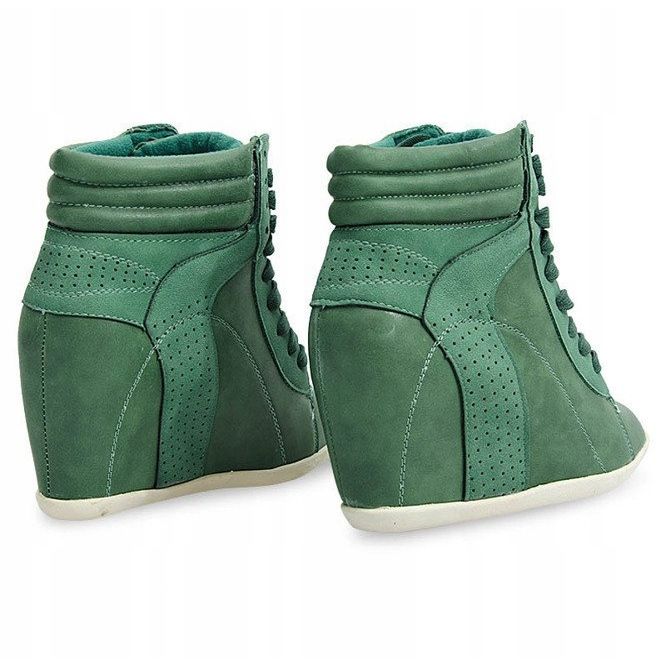 Zapatillas Sneakers On Wedge 950C Verde 2