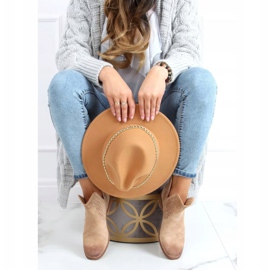 Bota calada beige NC1123 Beige 2