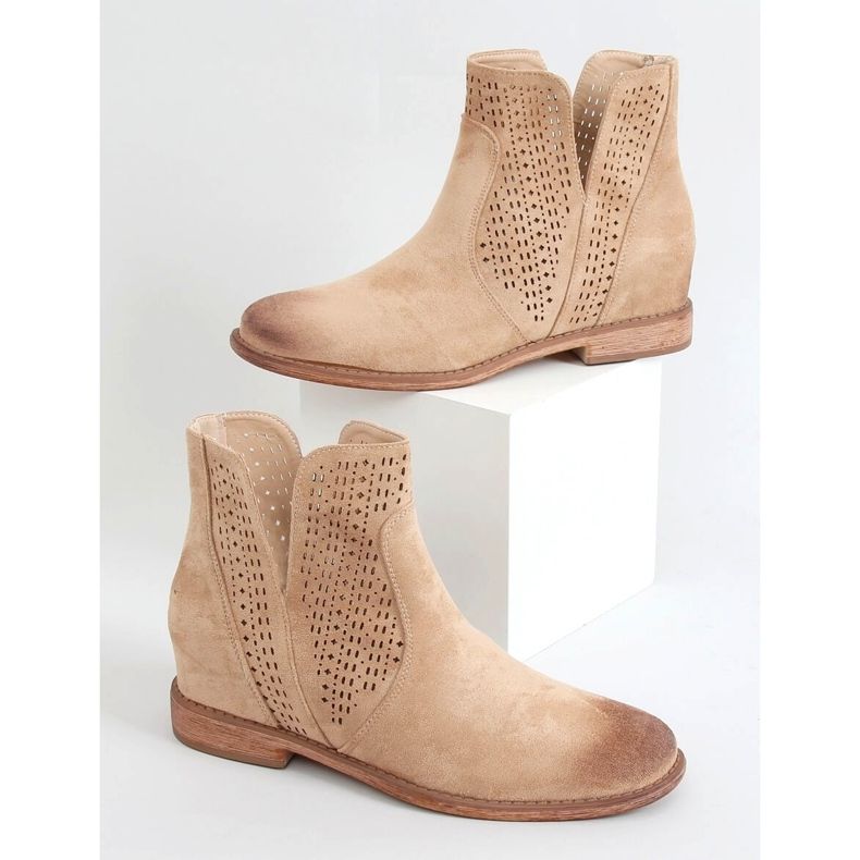 Bota calada beige NC1123 Beige 1