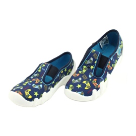 Calzado infantil befado 290X215 azul marino azul gris amarillo 2