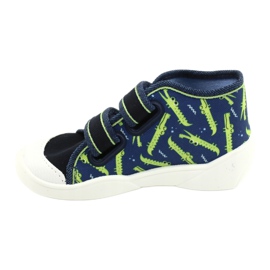 Calzado infantil befado 212P069 azul marino verde 2