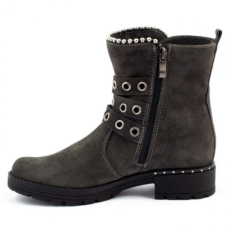 Dolce Pietro Botas de abrigo de mujer 2054 gris 1