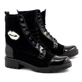 Dolce Pietro Botas negras con aislamiento para mujer 2065 negro 2